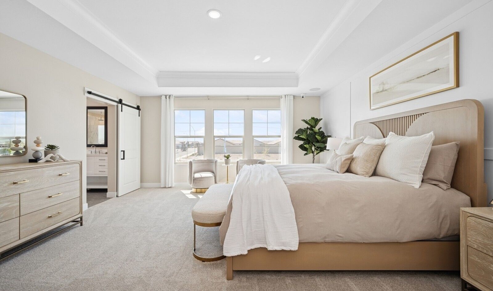Primary suite with private bath