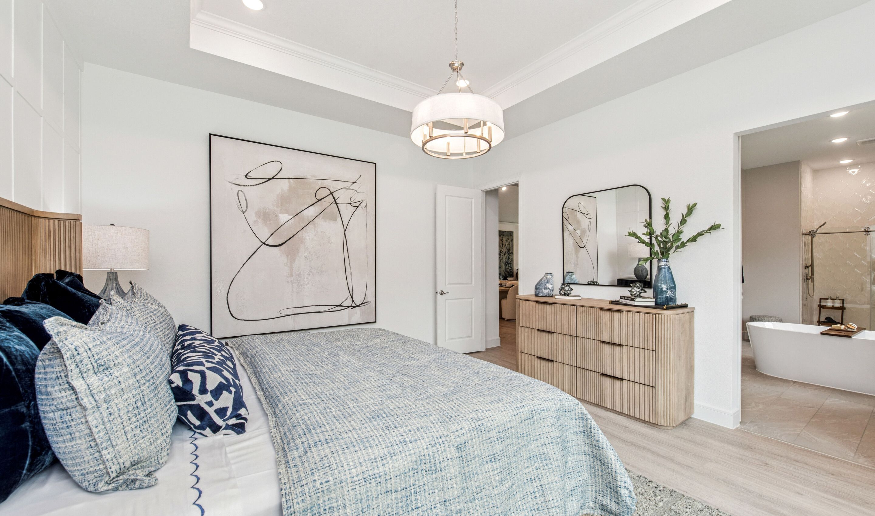 Primary suite with private bath