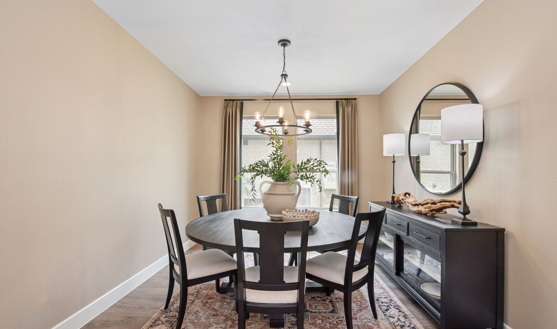 Dining room off the foyer