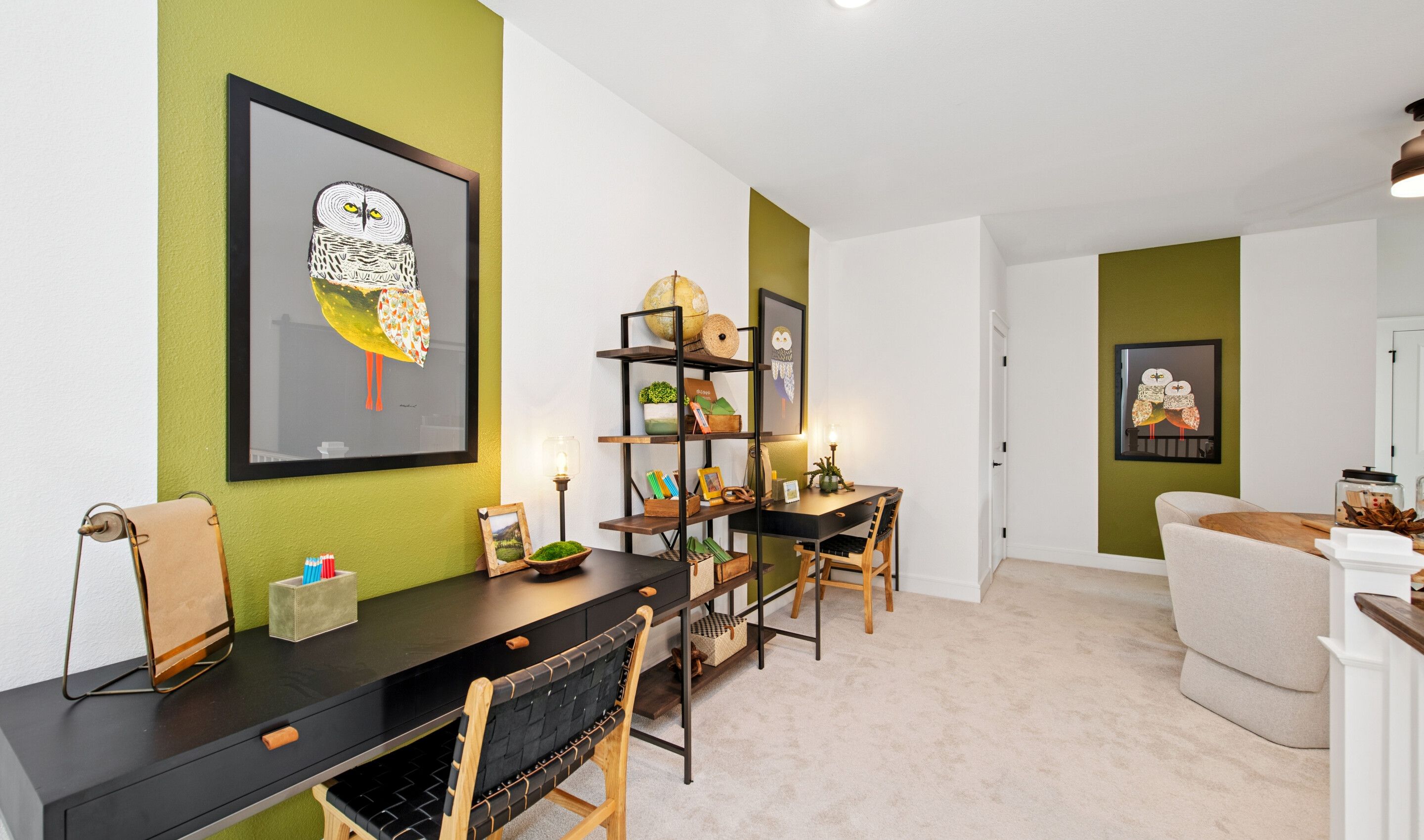 Loft with storage closet