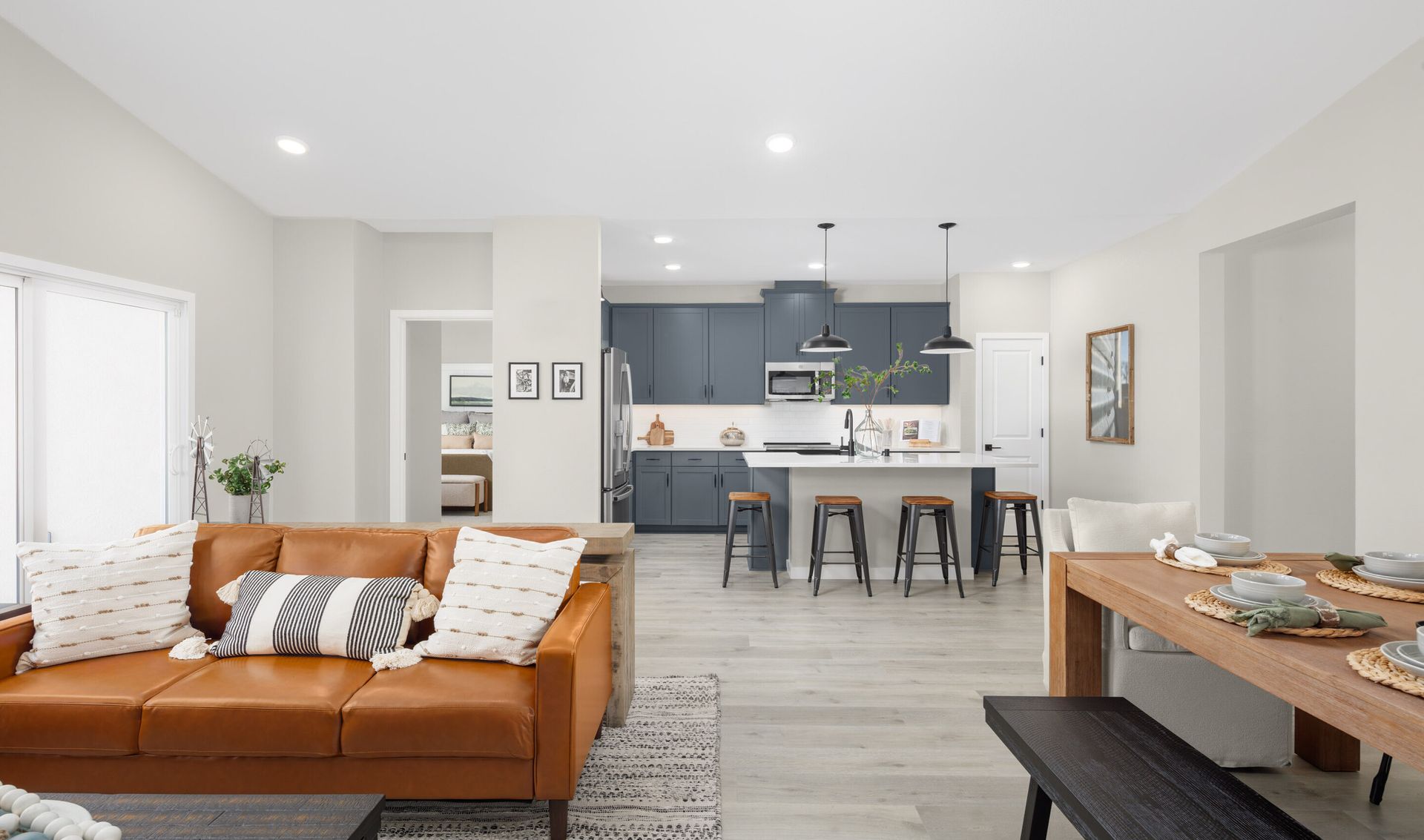 Open-concept floorplan
