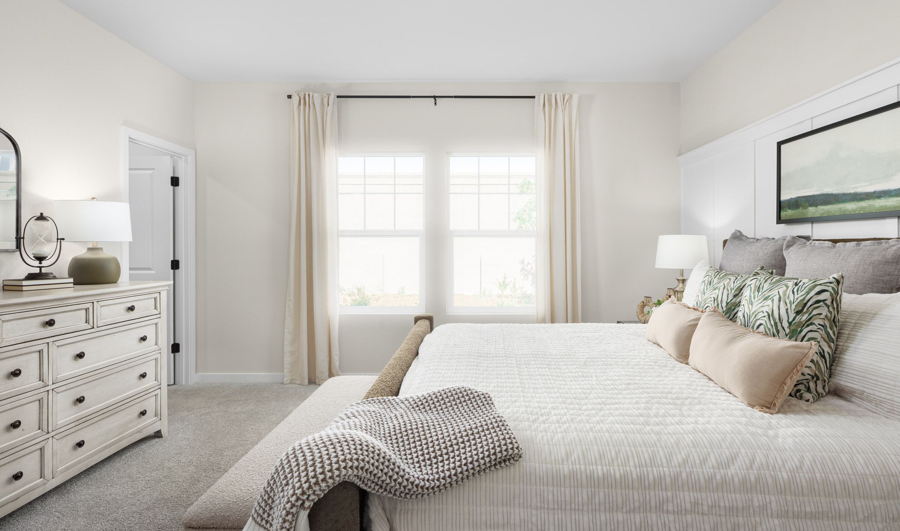 Primary suite with private bath