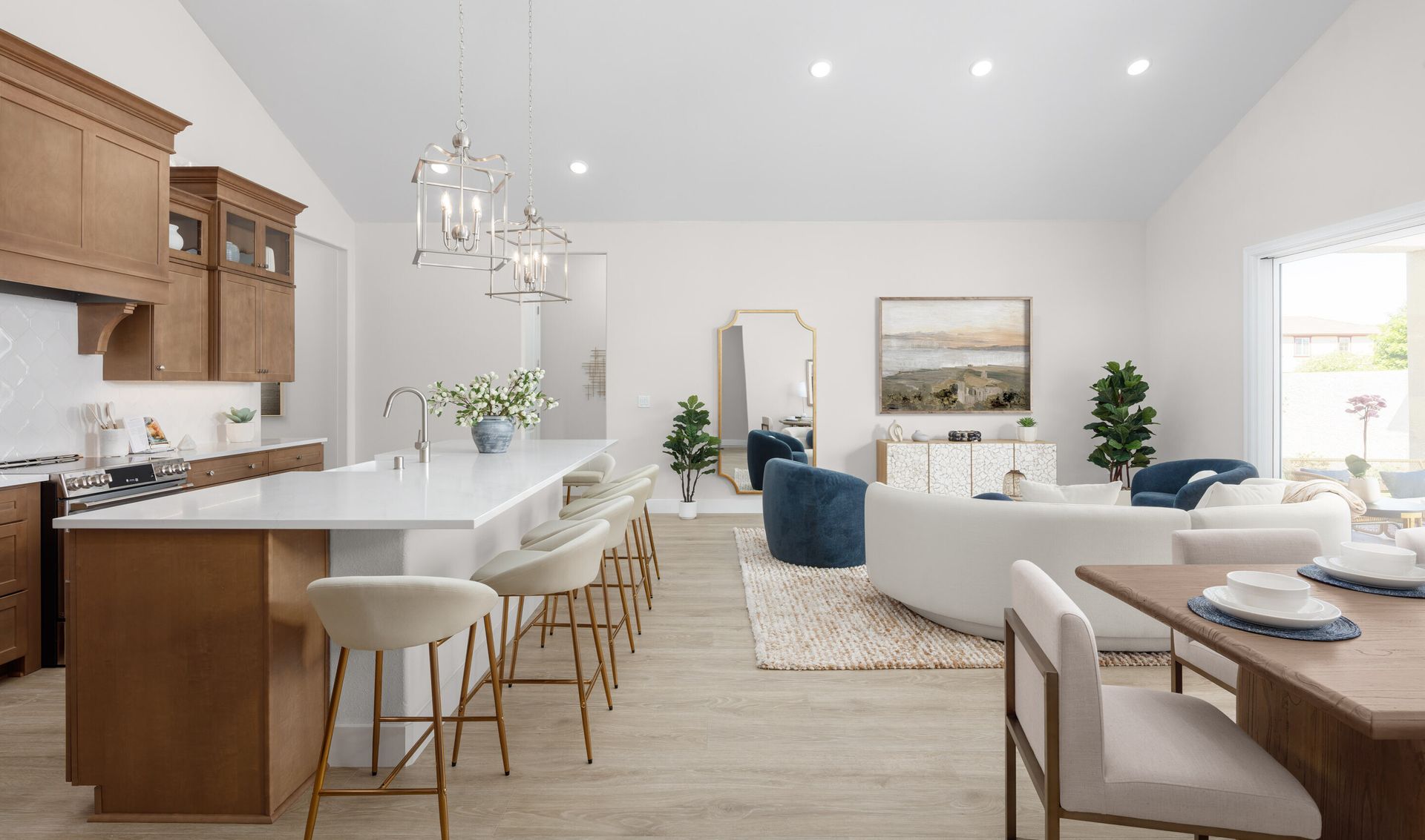 Kitchen overlooking great room