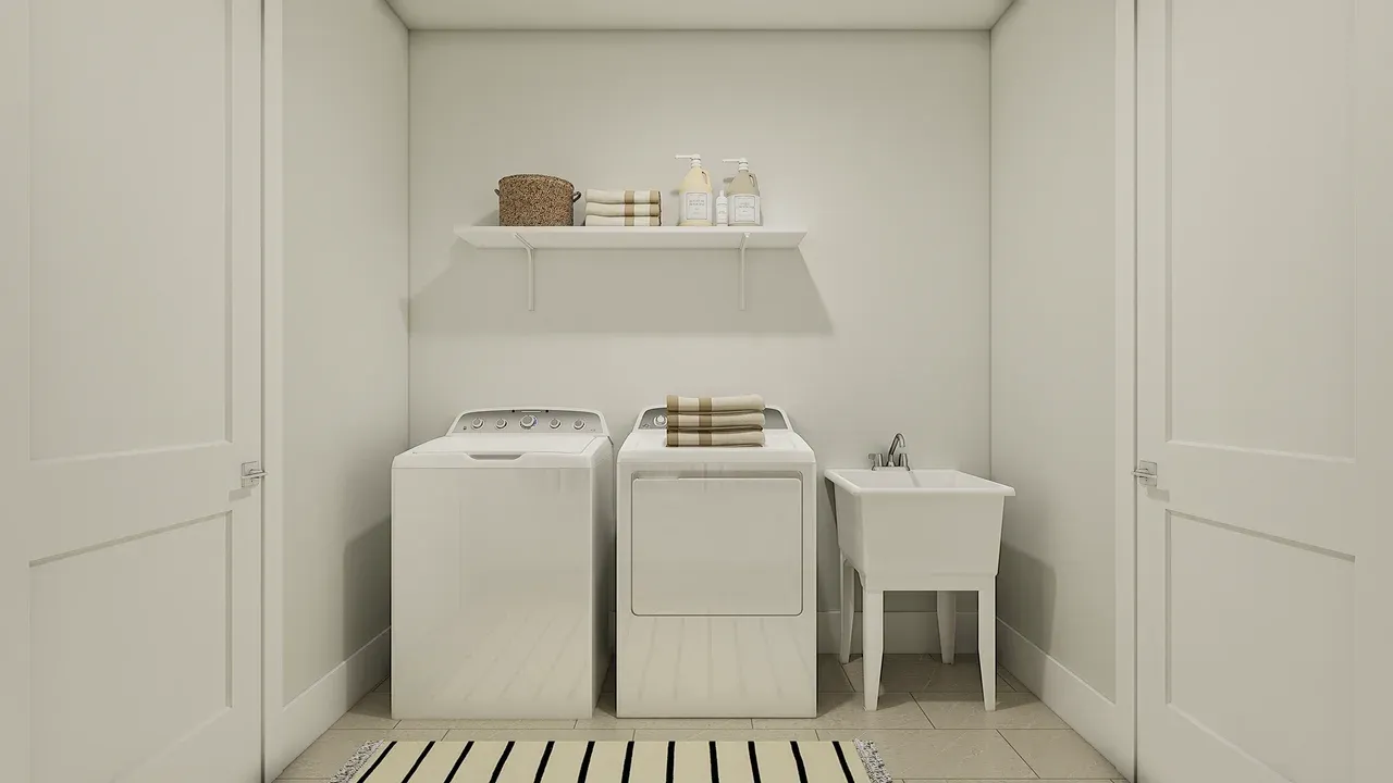 Laundry Room with laundry sink
