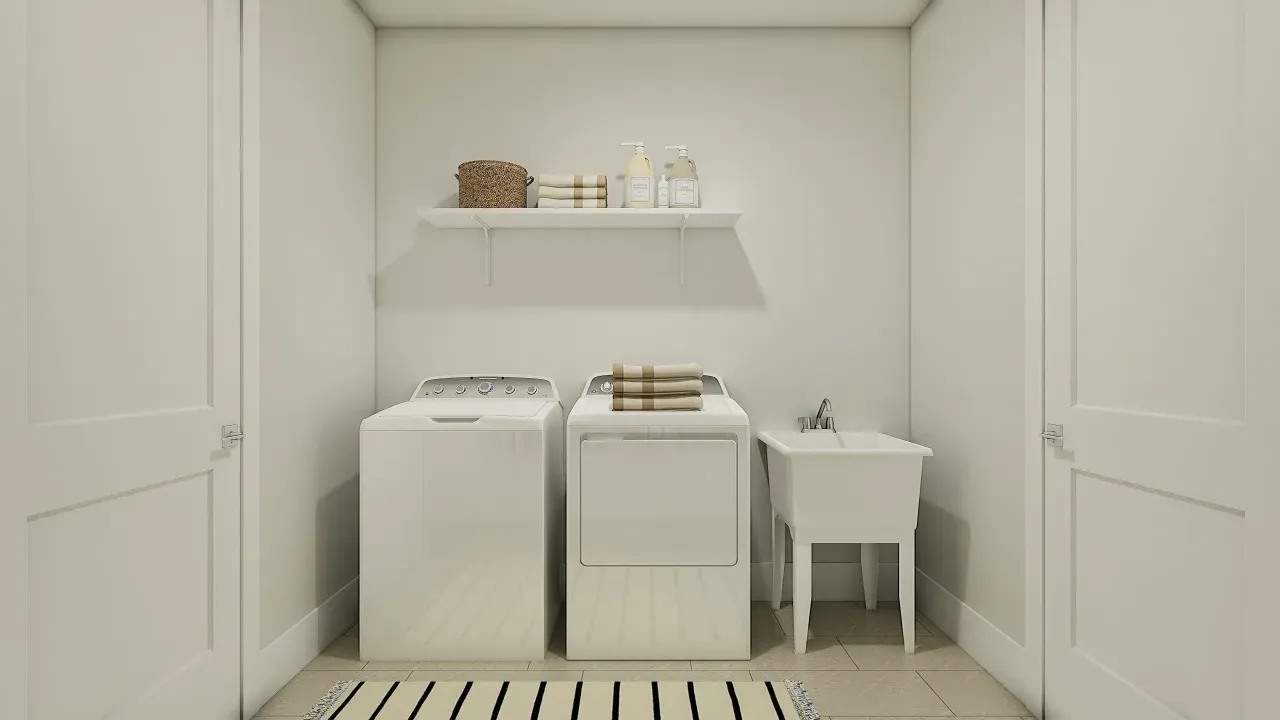 Laundry Room with laundry sink