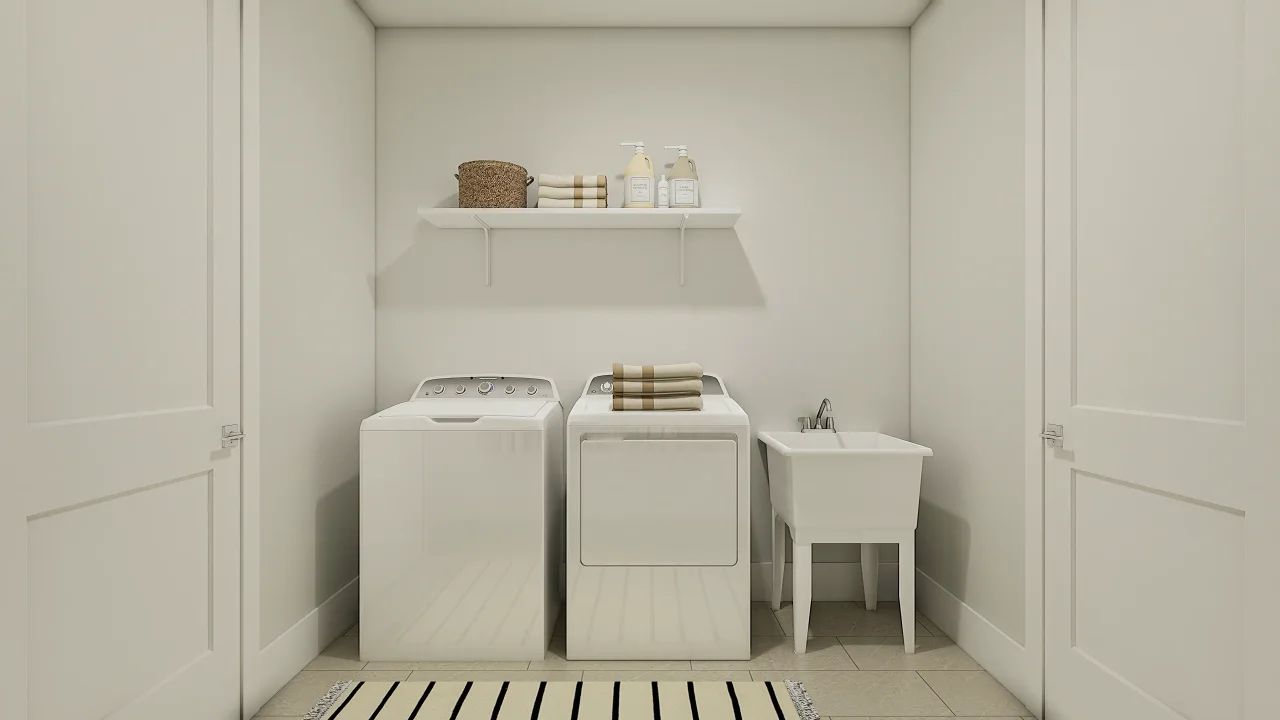 Laundry Room with laundry sink