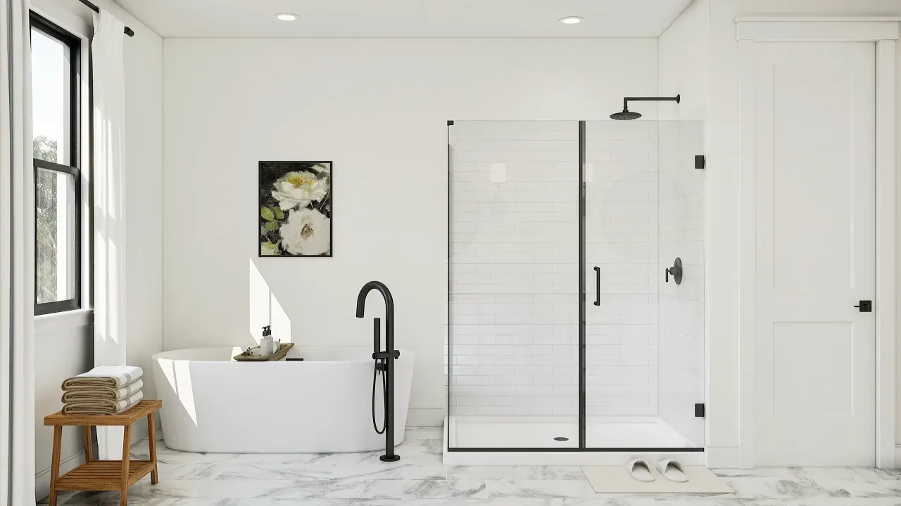 Primary Bath with Freestanding Tub