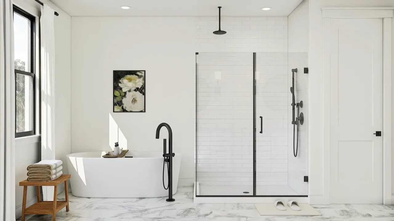 Primary Plus Bath with Freestanding Tub