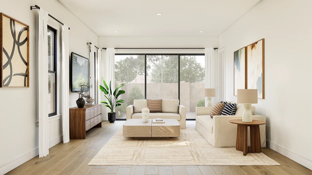 Great Room with 12' Multi-Slide Door