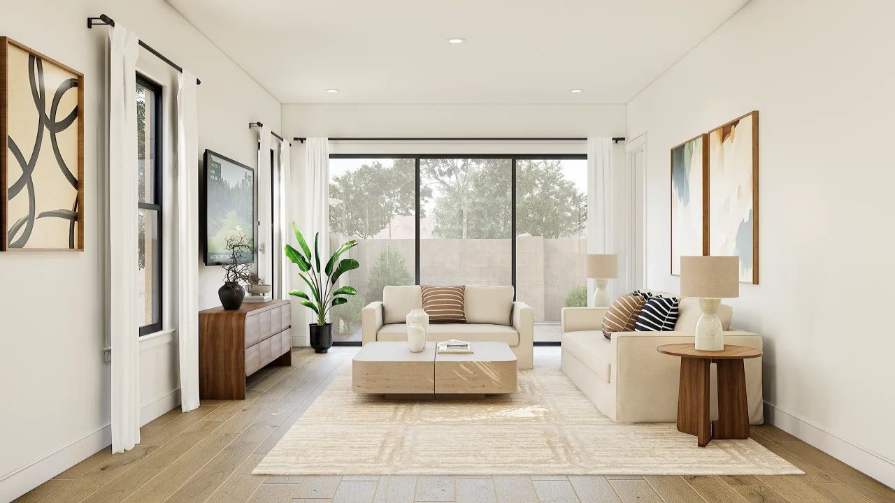Great Room with 12' Multi-Slide Door