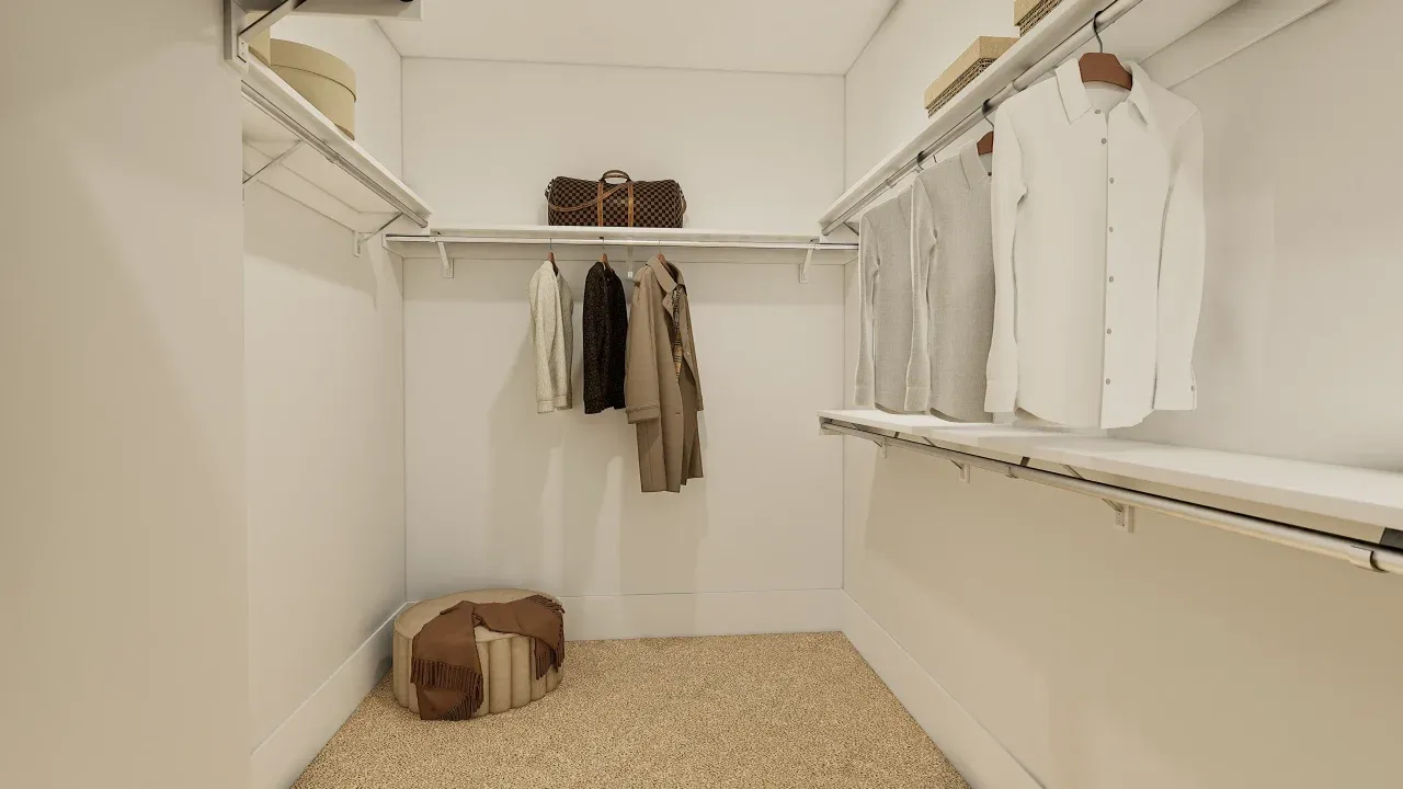 Primary Suite Walk-In Closet