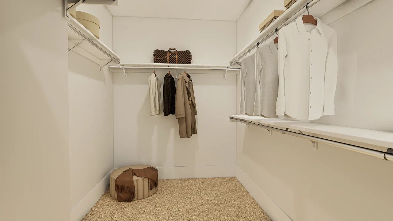 Primary Suite Walk-In Closet