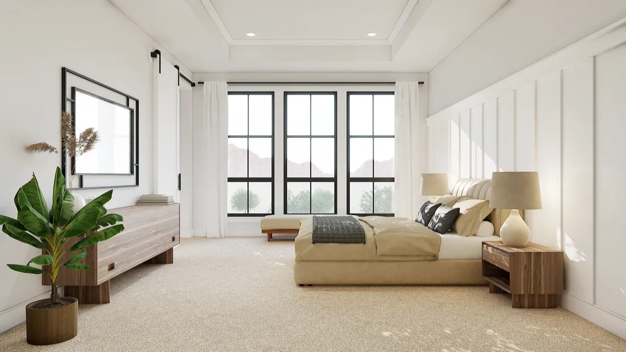 Primary Suite with Feature Wall