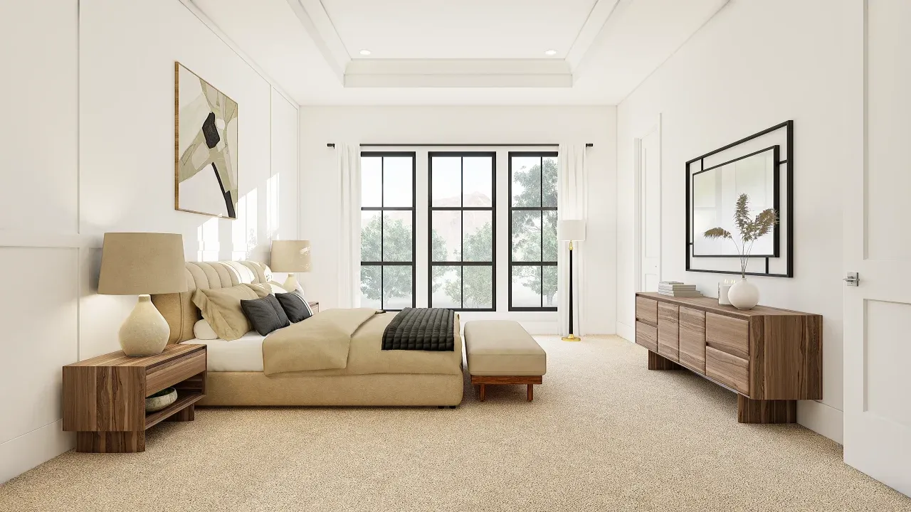 Primary Suite with Feature Wall