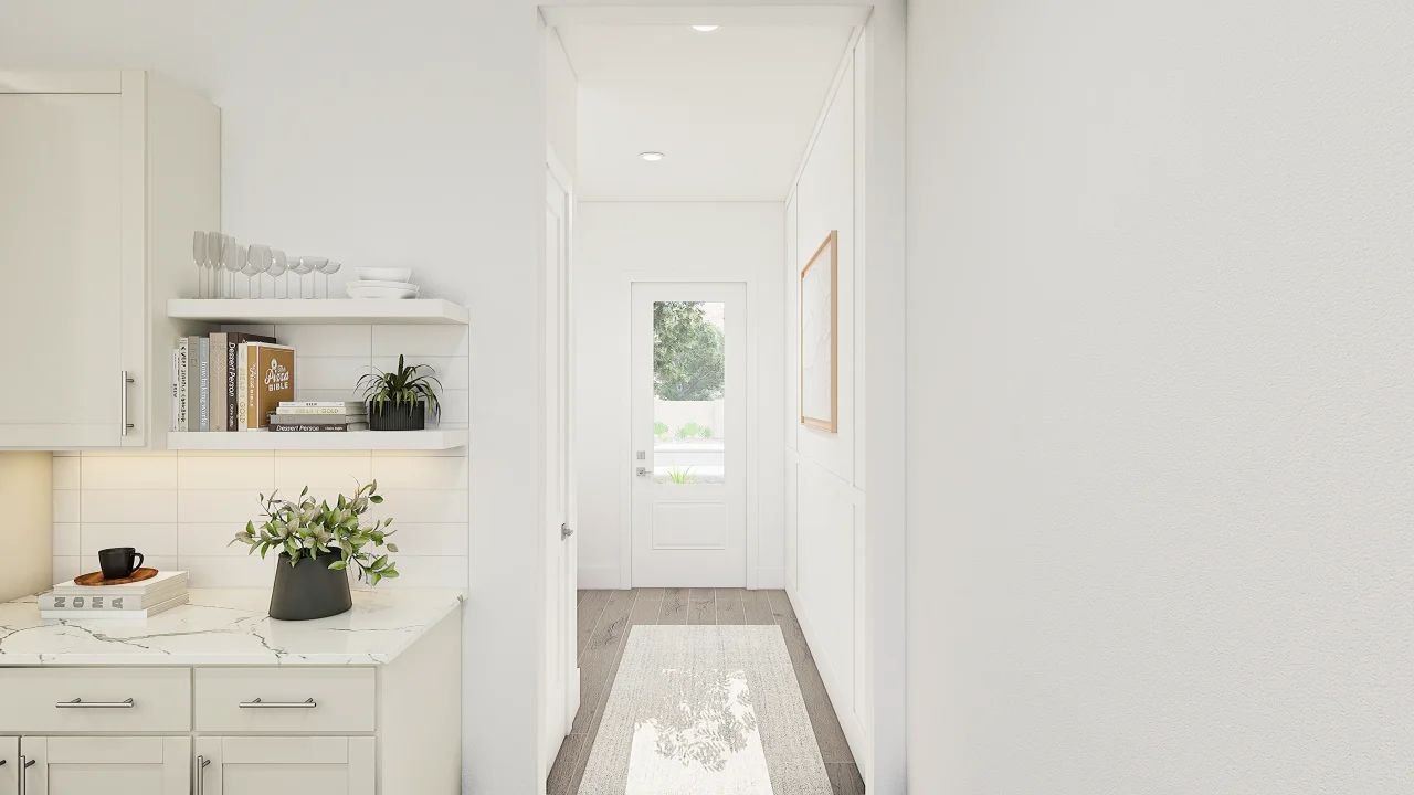 Foyer with Feature Wall