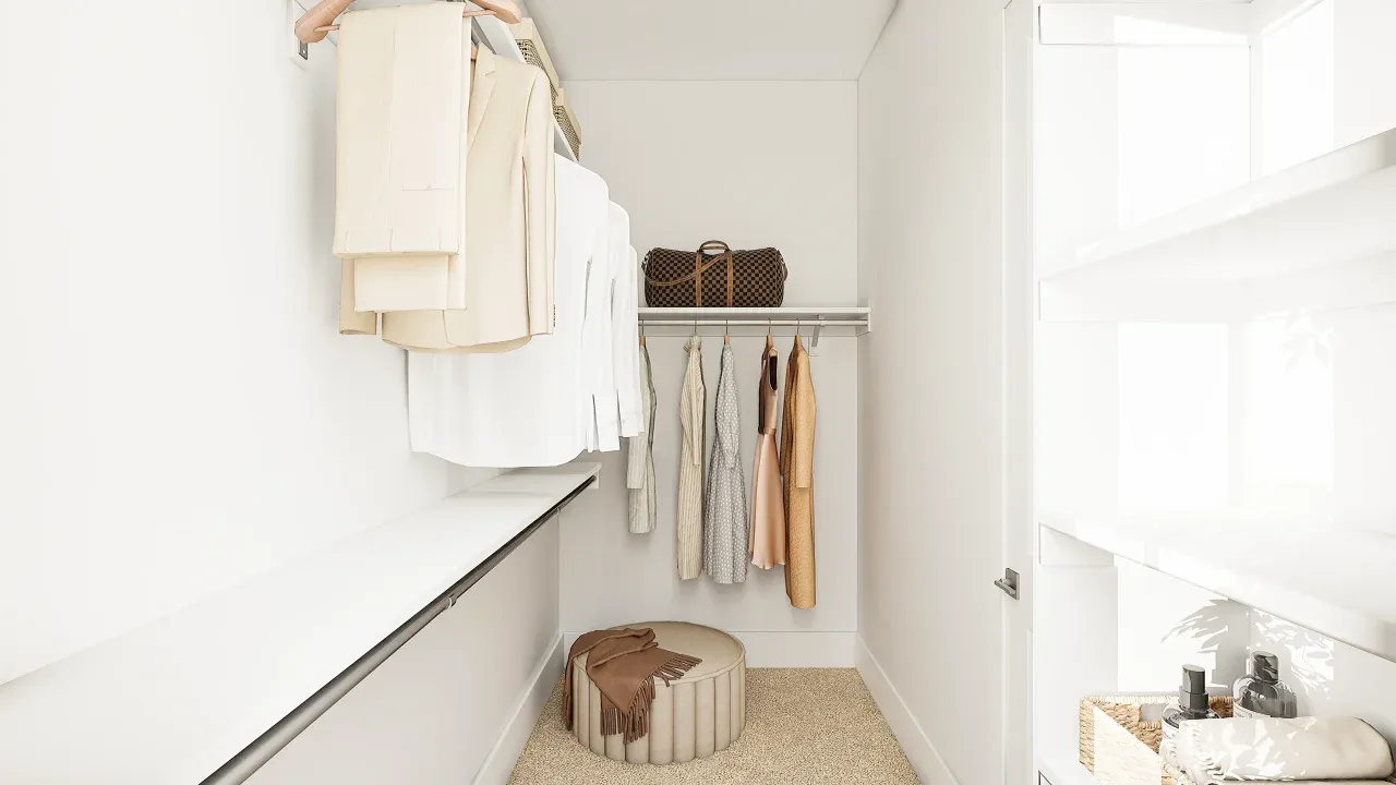Primary Walk-In Closet