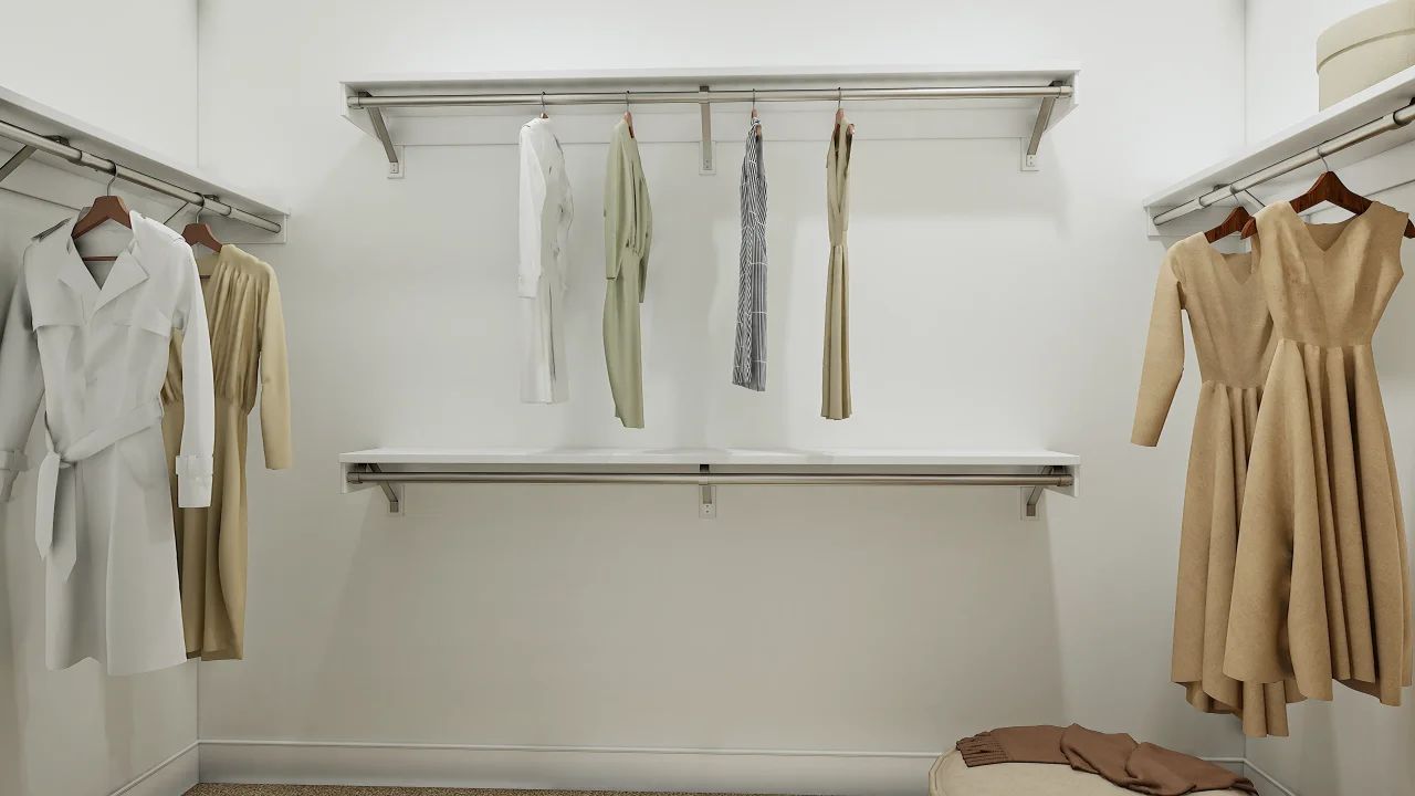 Primary Suite Walk-In Closet