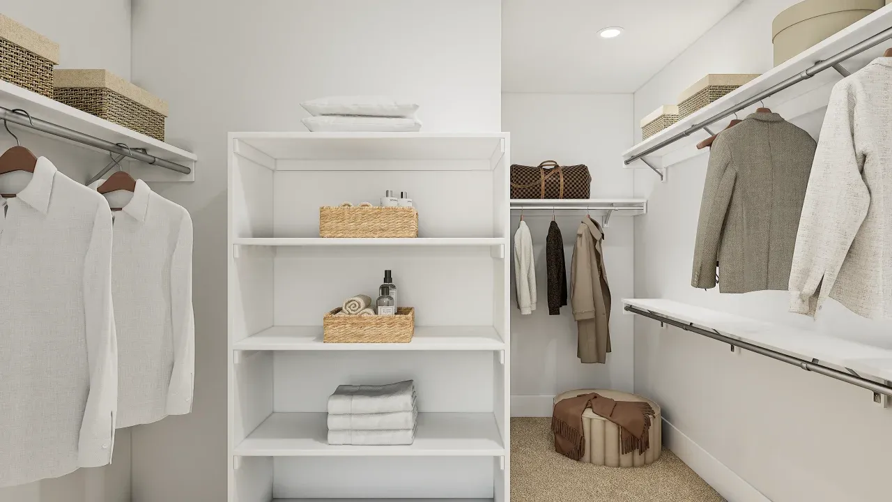Primary Suite Walk-In Closet