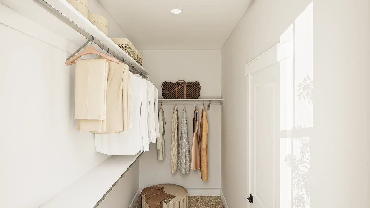 Primary Suite Walk-In Closet