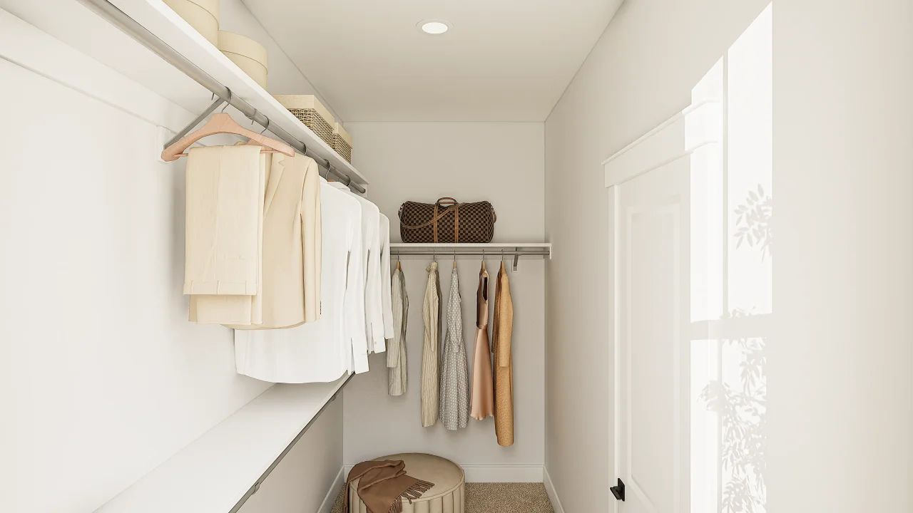 Primary Suite Walk-In Closet