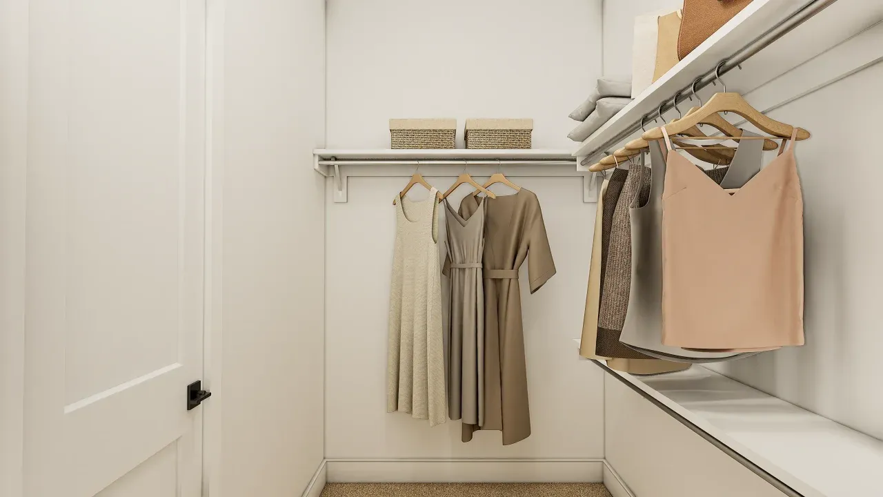 Primary Suite Walk-In Closet