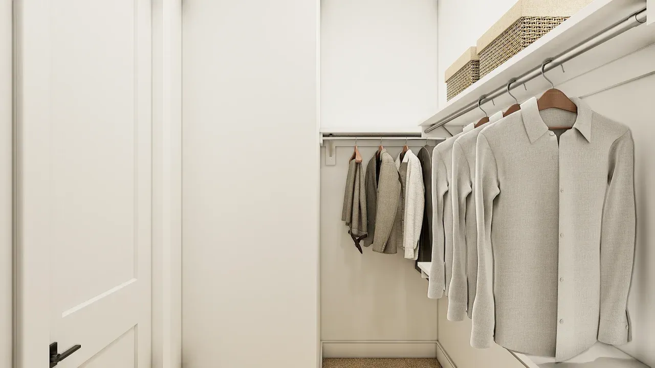Primary Suite Walk-In Closet