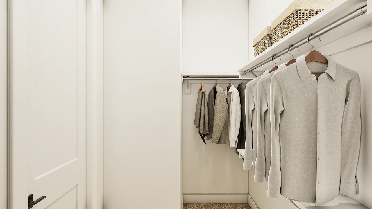 Primary Suite Walk-In Closet