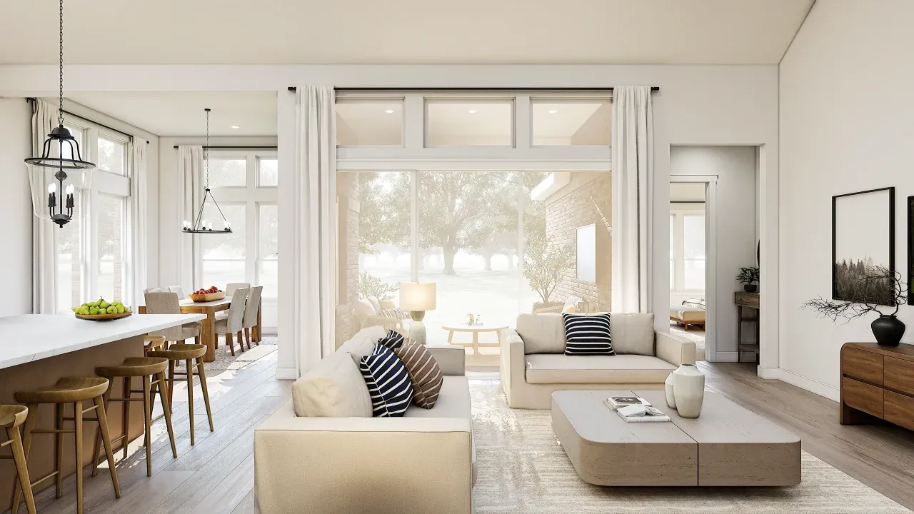 Great Room with Slider