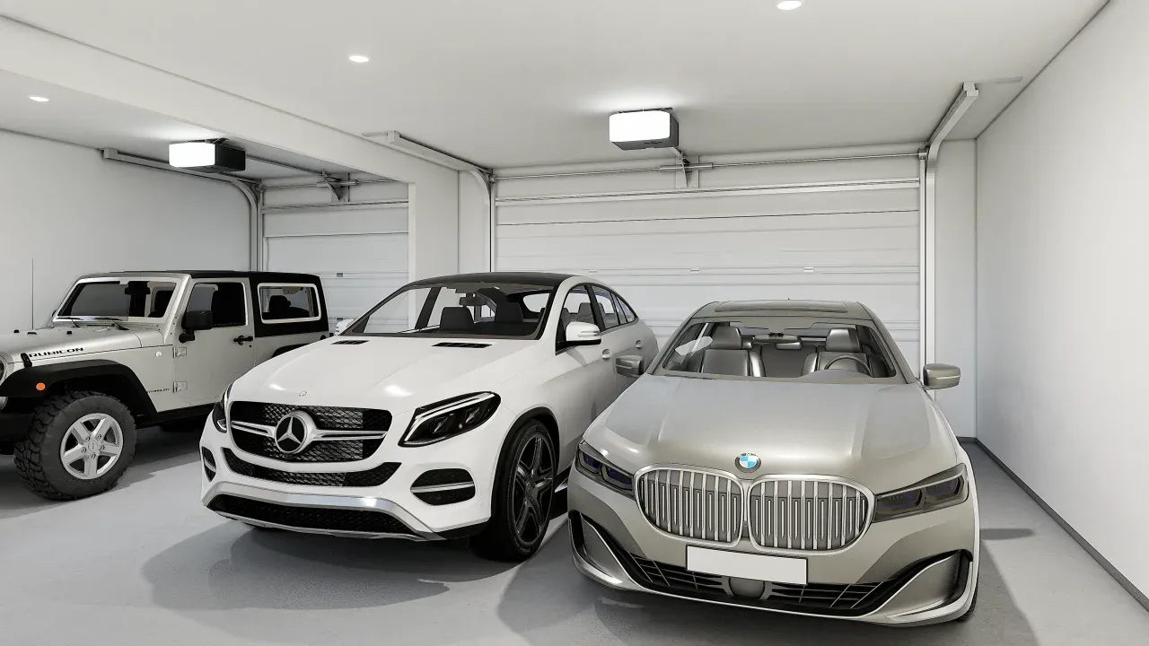Three-Car Garage