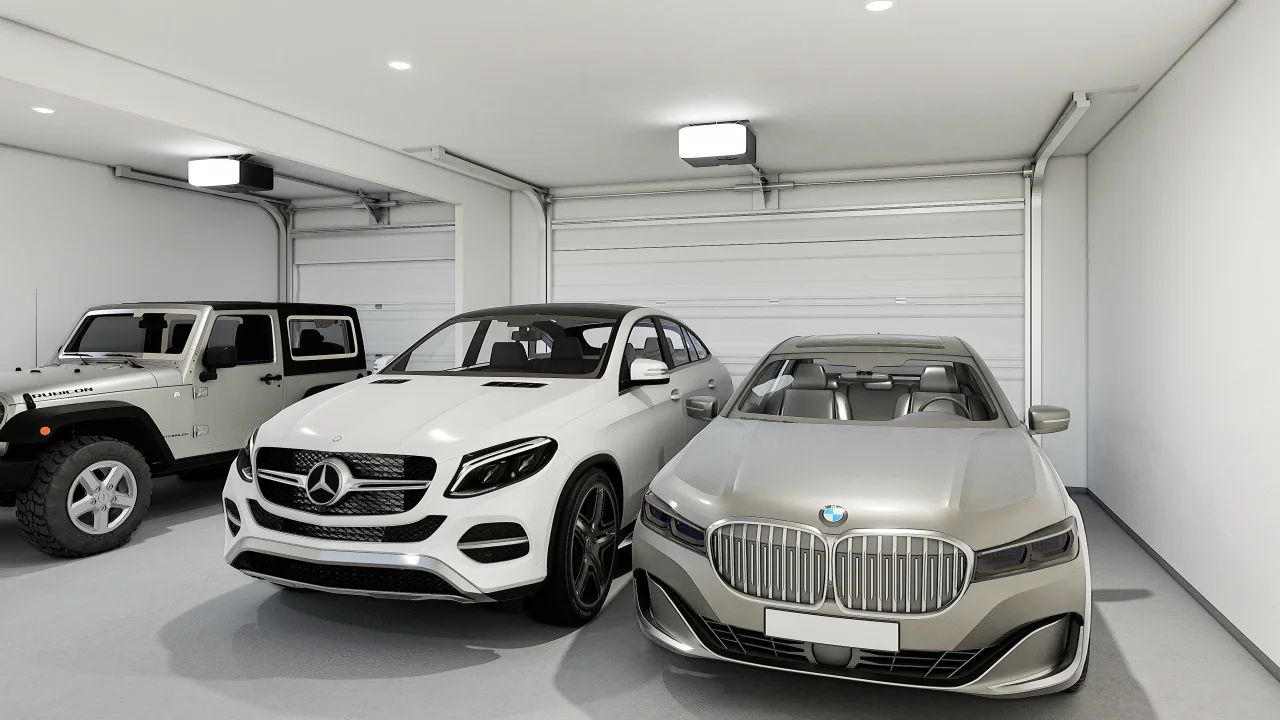 Three-Car Garage