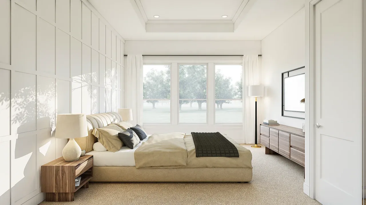 Primary Suite with Feature Wall