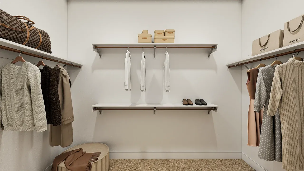 Primary Suite Walk-In Closet