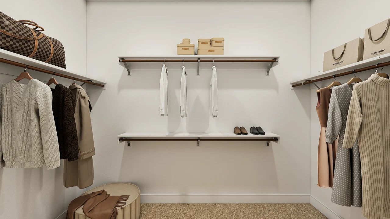 Primary Suite Walk-In Closet