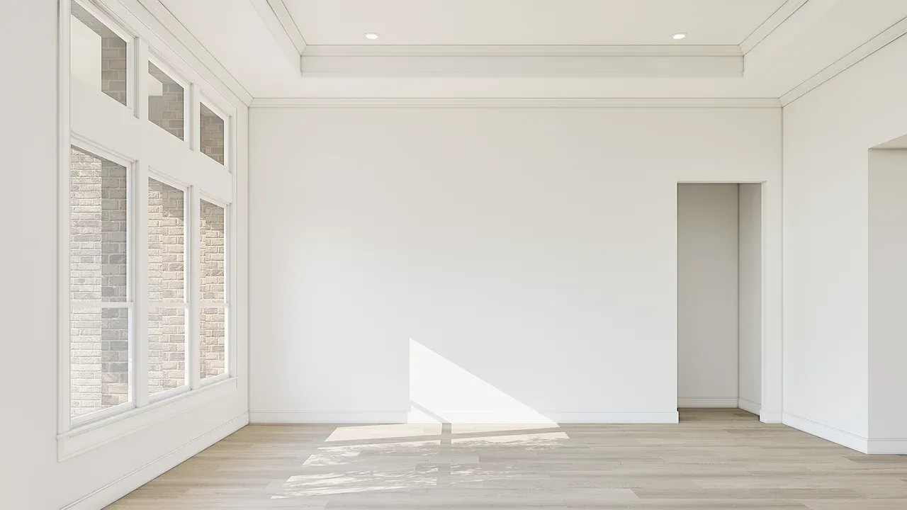 Great Room with Crown Molding