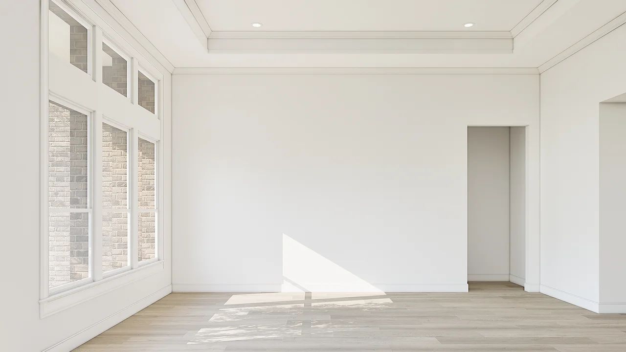 Great Room with Crown Molding