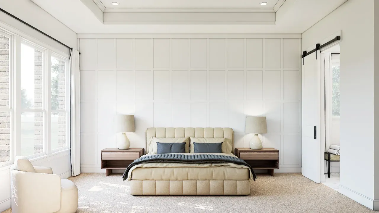 Primary Suite with Feature Wall