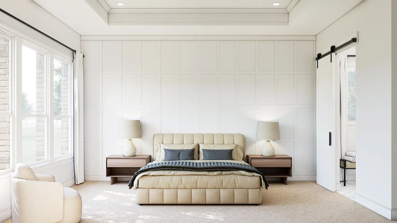 Primary Suite with Feature Wall