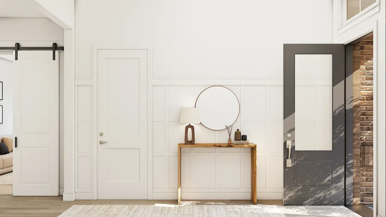 Foyer with Feature Wall