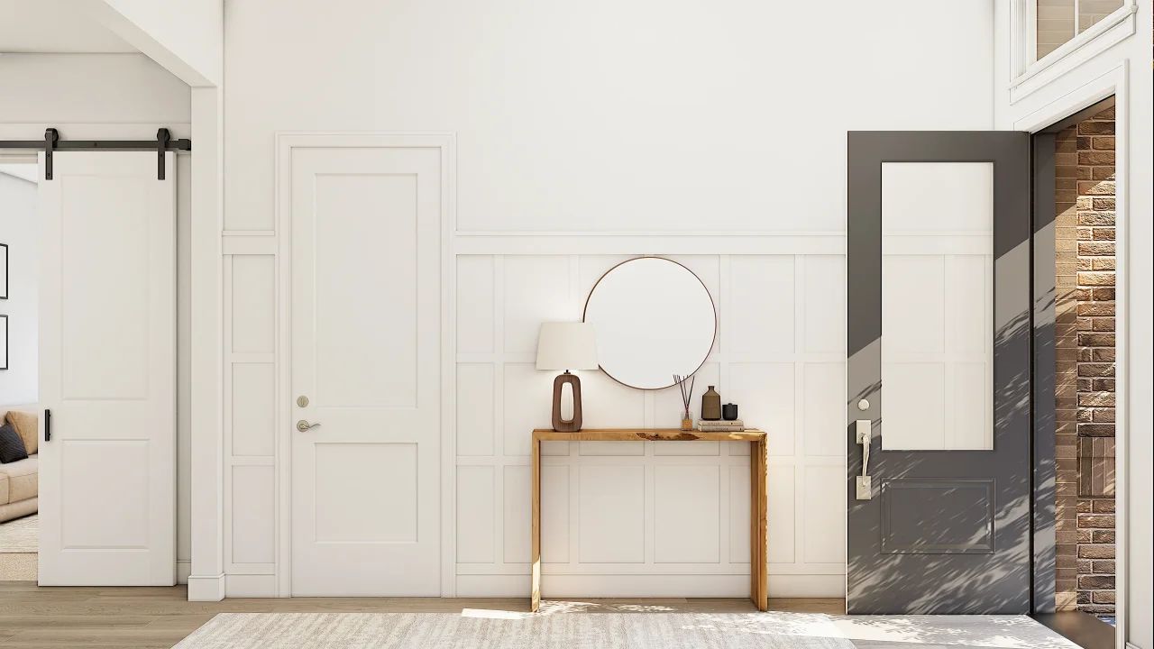 Foyer with Feature Wall