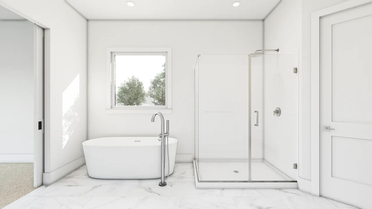 Primary Bath with Tub