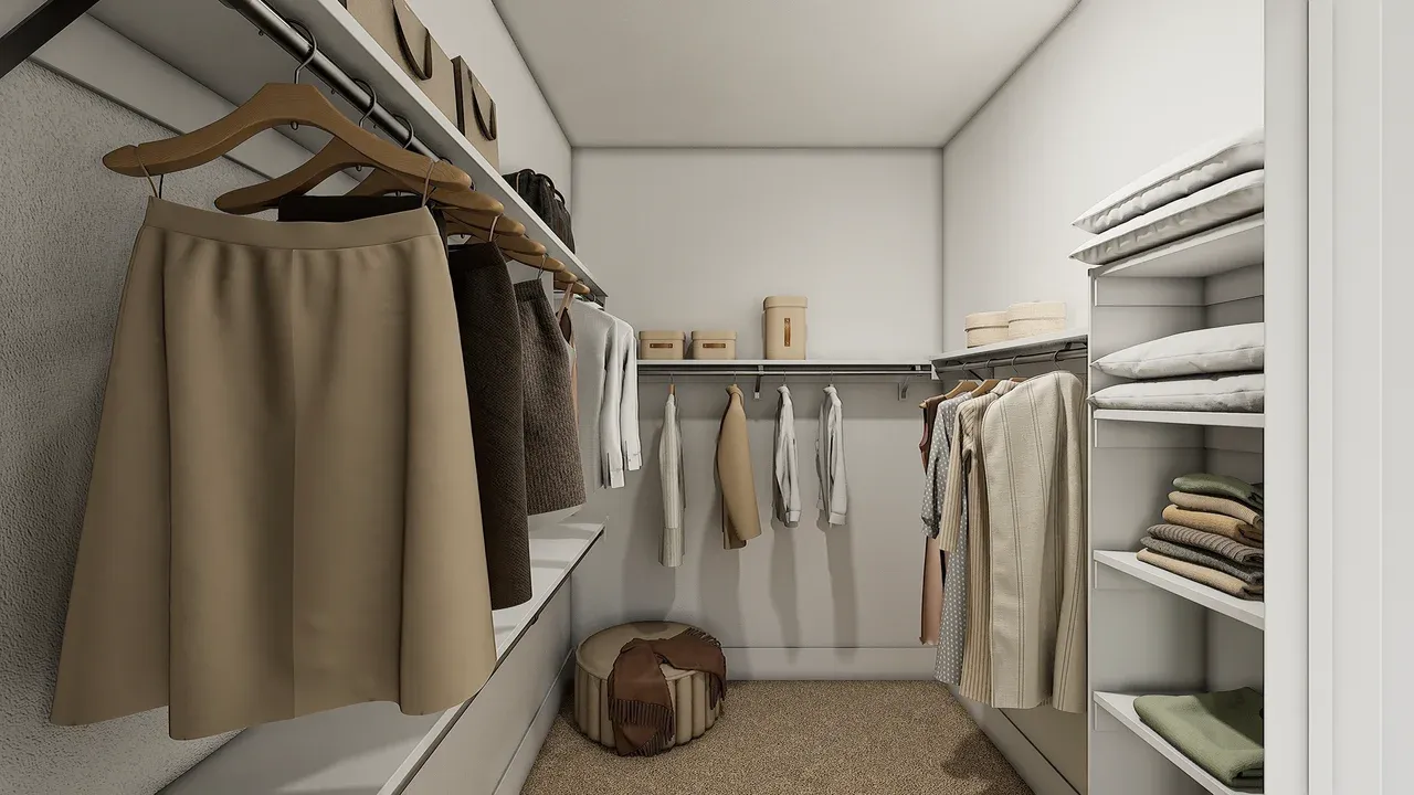 Primary Suite Walk-in Closet