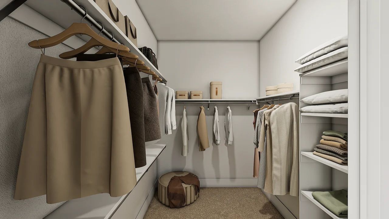 Primary Suite Walk-in Closet