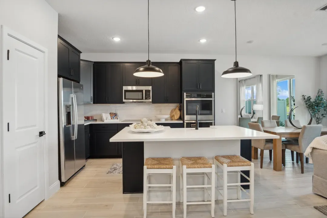 Kitchen with center island