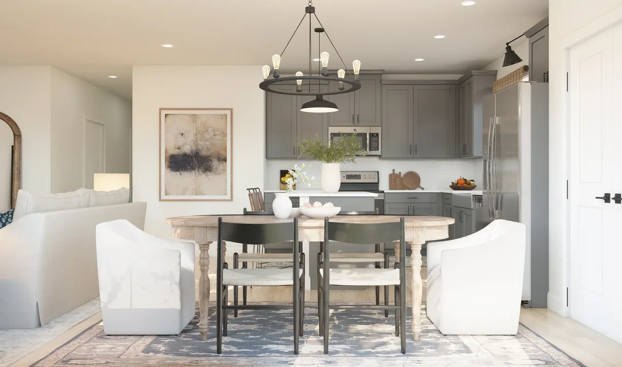 Dining area near kitchen