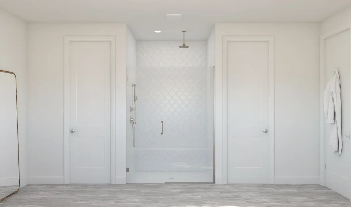 Primary bath shower
