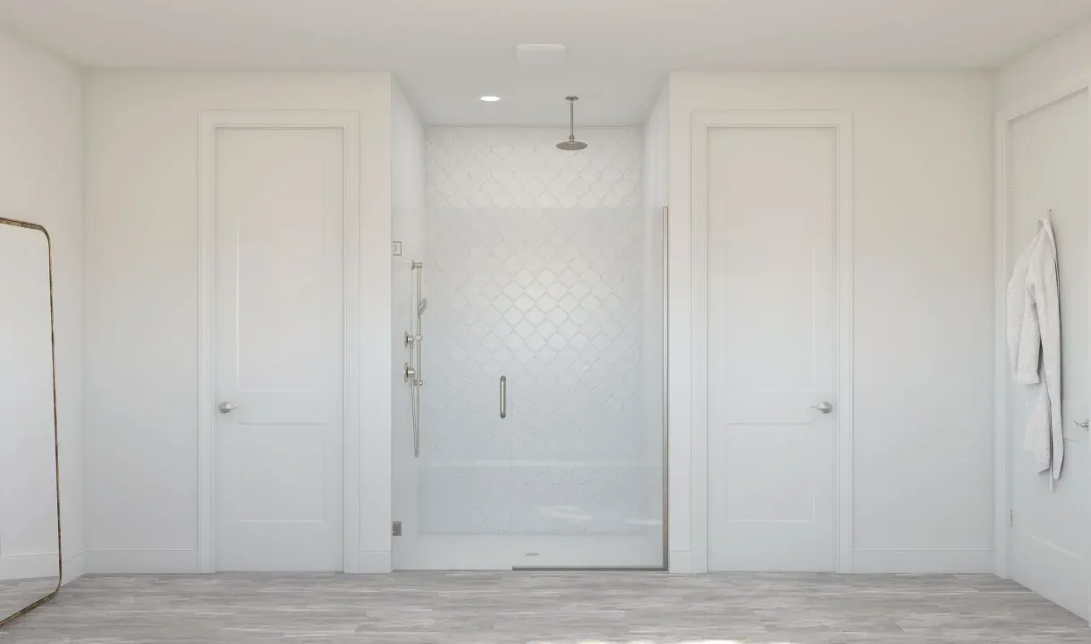 Primary bath shower