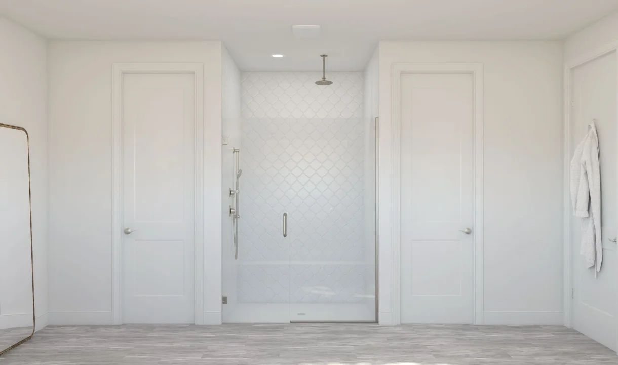 Primary bath shower