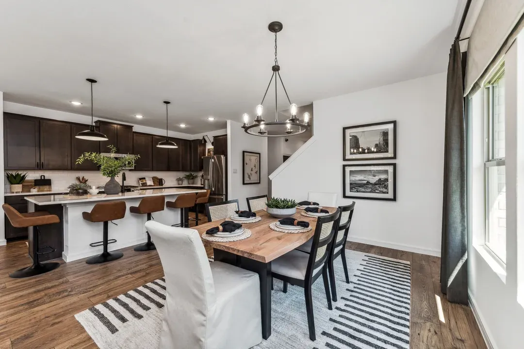 Dining area adjacent to kitchen