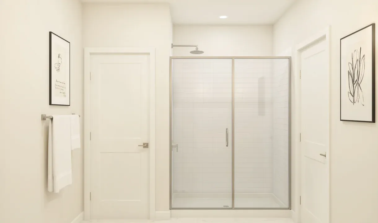 Primary bath shower