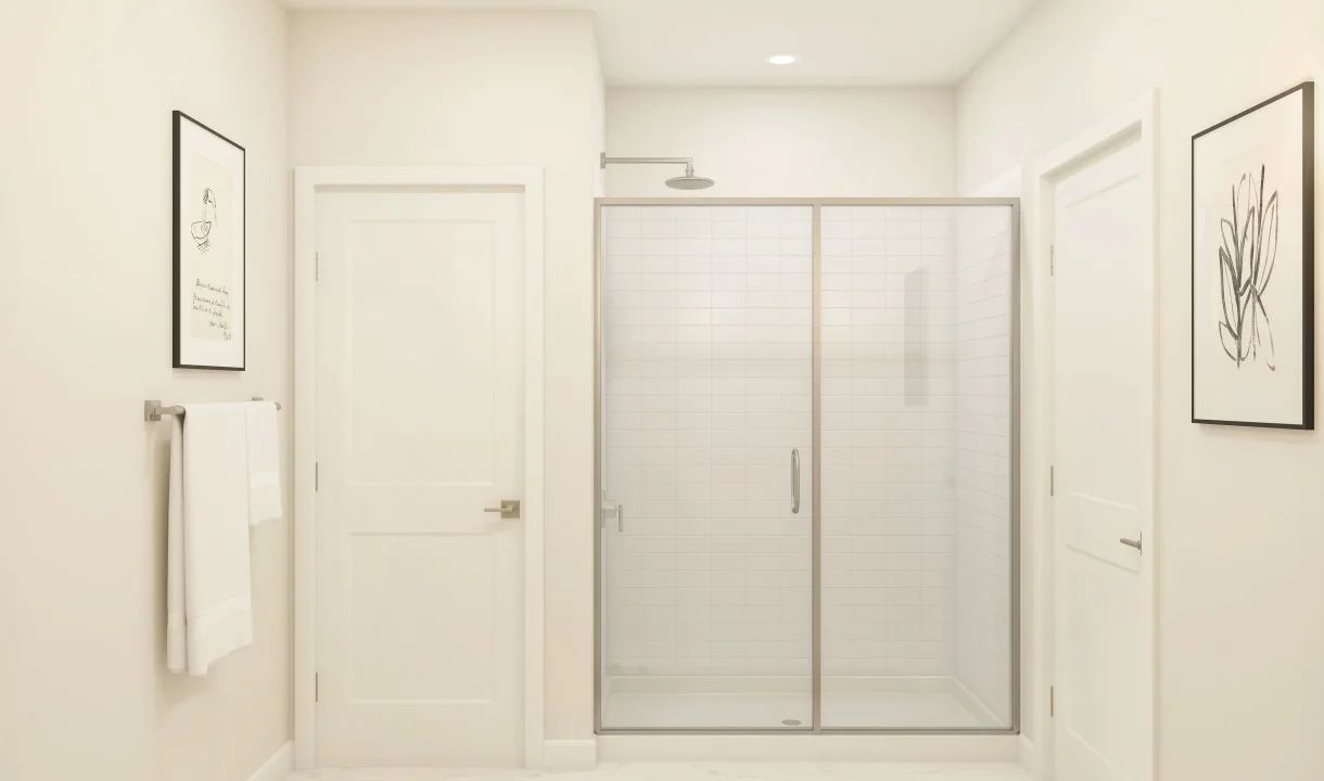 Primary bath shower